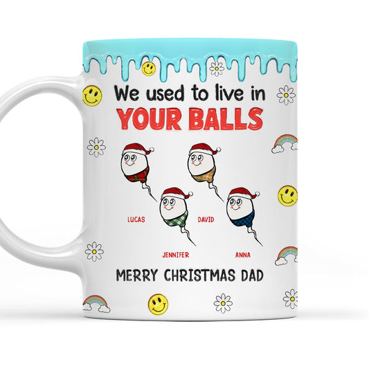 We Used to Hang Out in Your Balls - Personalized Custom 3D Inflated Effect Mug