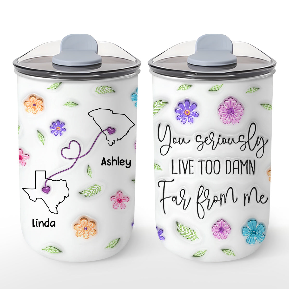 Wish You Lived Much Closer - Personalized Custom 10oz Tumbler