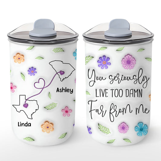Wish You Lived Much Closer - Personalized Custom 10oz Tumbler