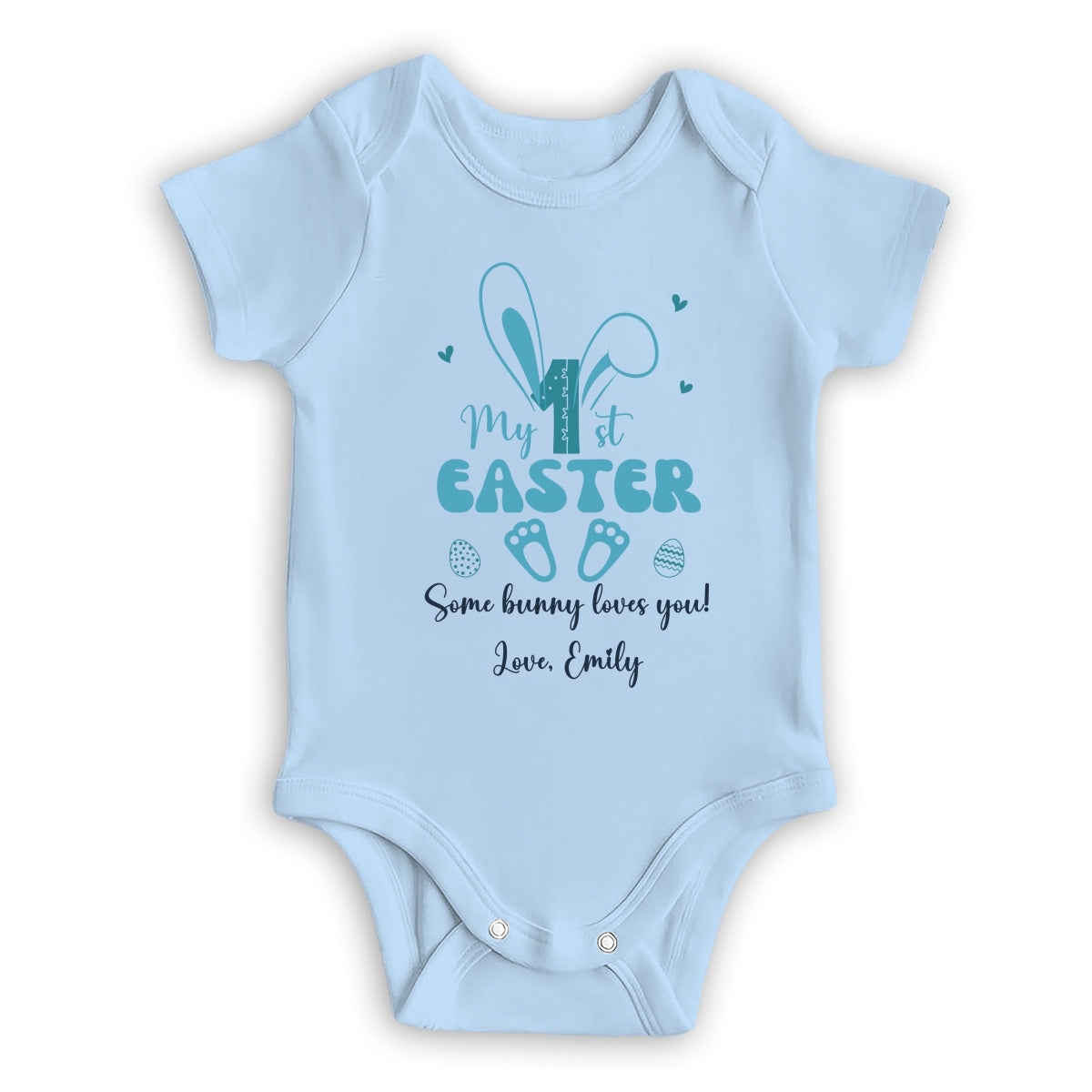 Bunny Wonderland - Personalized Custom Baby Onesie