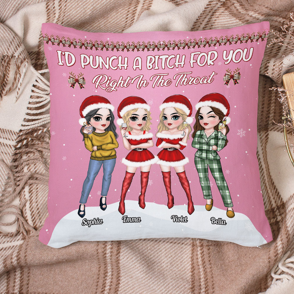 Right In The Throat - Personalized Custom Pillow