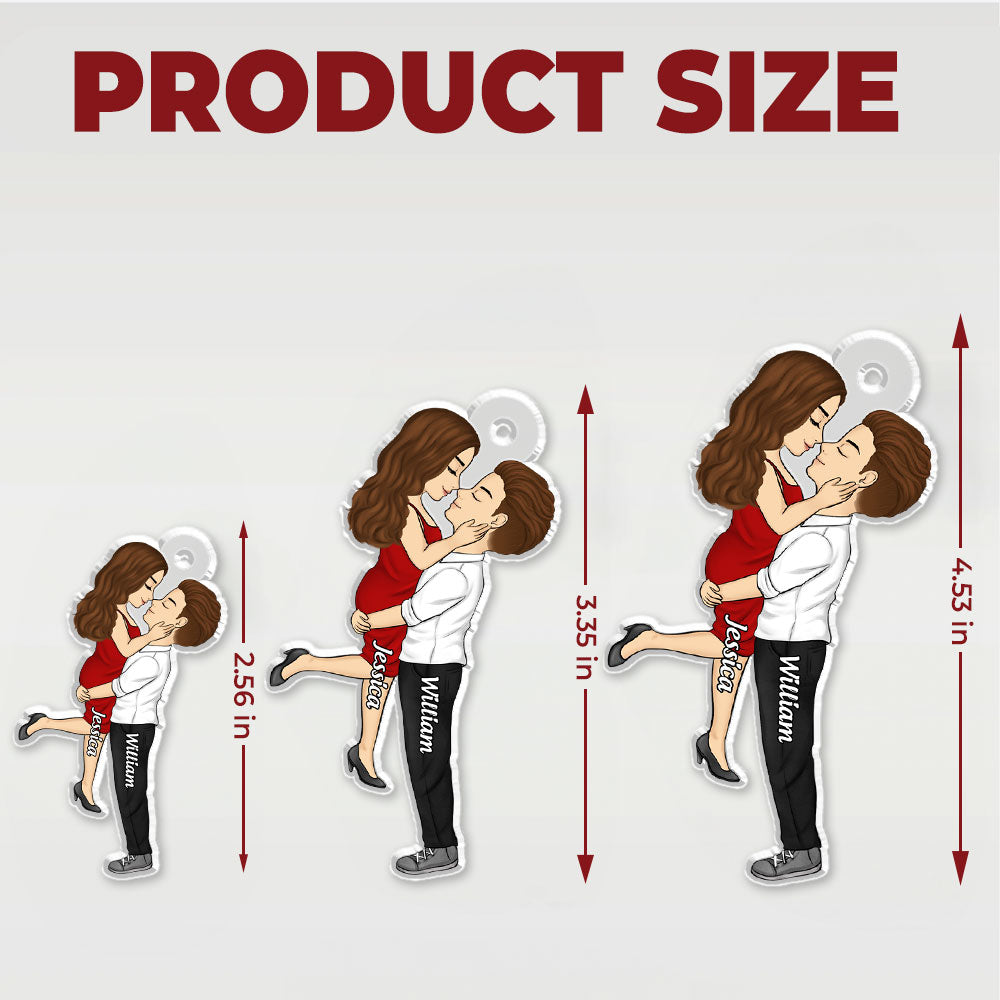 I Love You - Personalized Custom Car Ornament