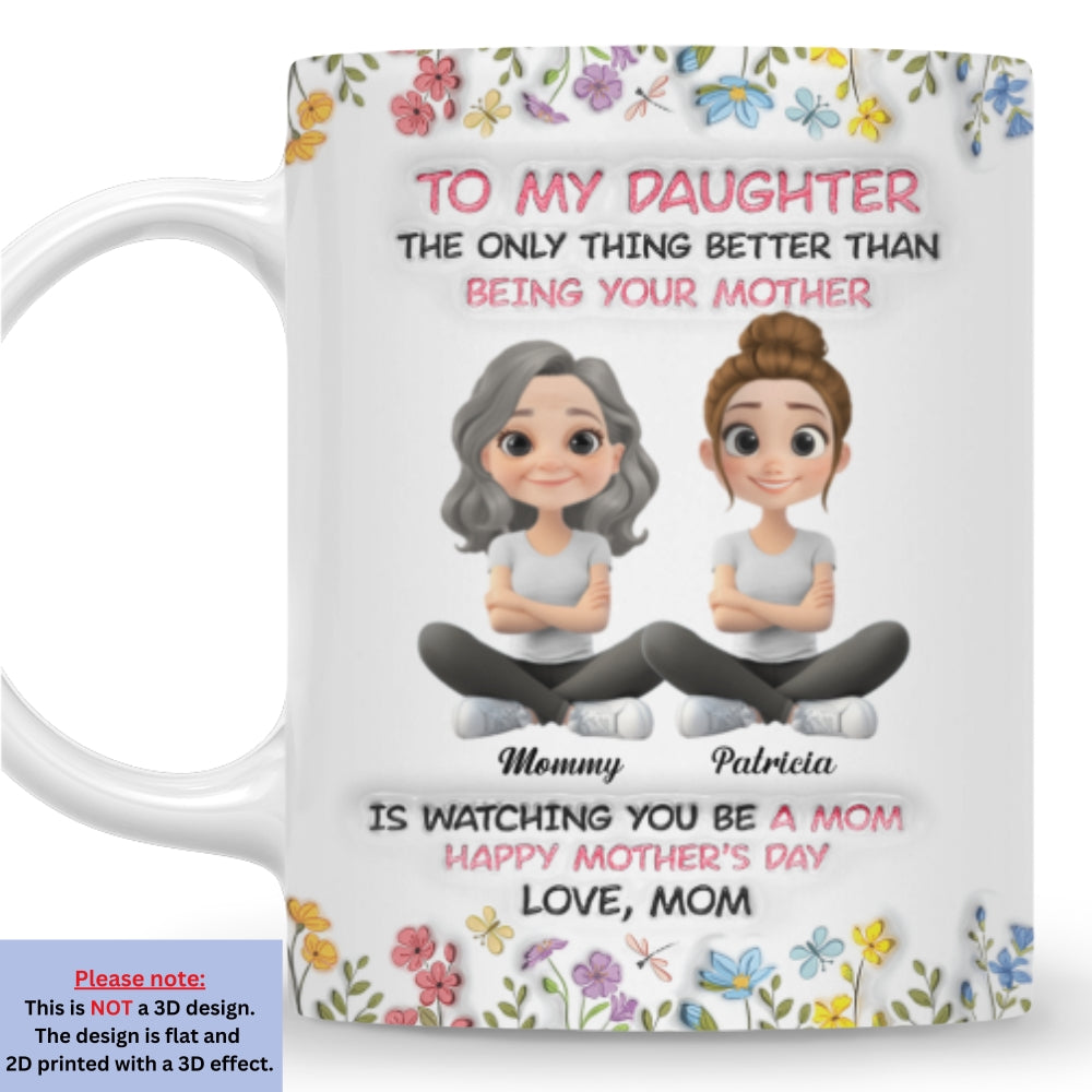 All My Love Is Yours My Child - Personalized Custom 3D Inflated Effect Mug