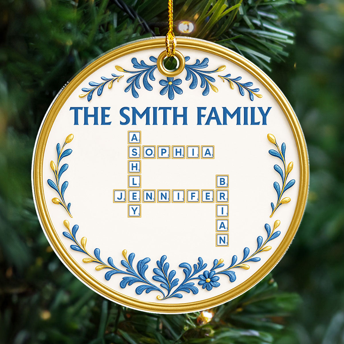 Lovely Family - Personalized Custom Acrylic Ornament