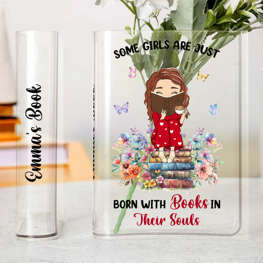 Books In Souls - Personalized Custom Acrylic Book Vase