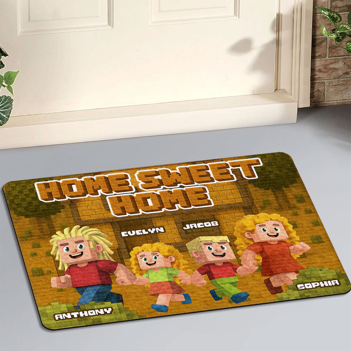 Sweet Home - Personalized Custom Doormat