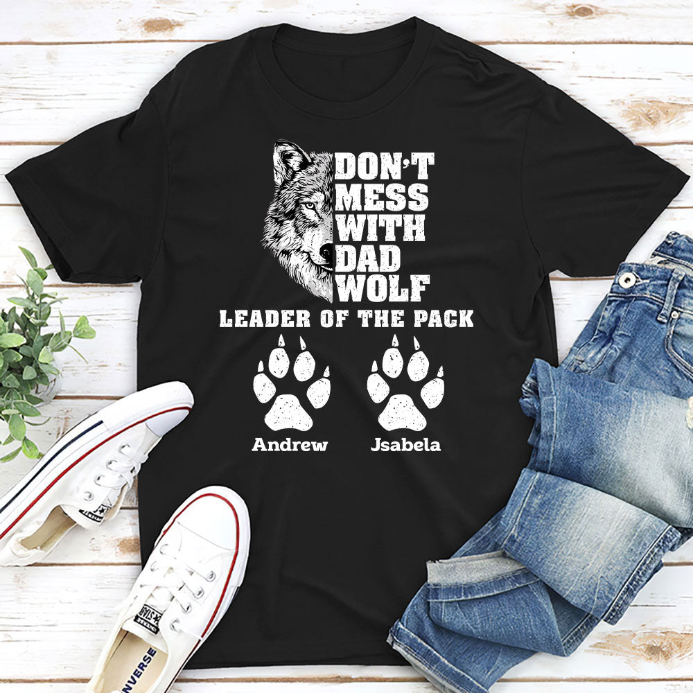 Papa Wolf - Personalized Custom Shirt