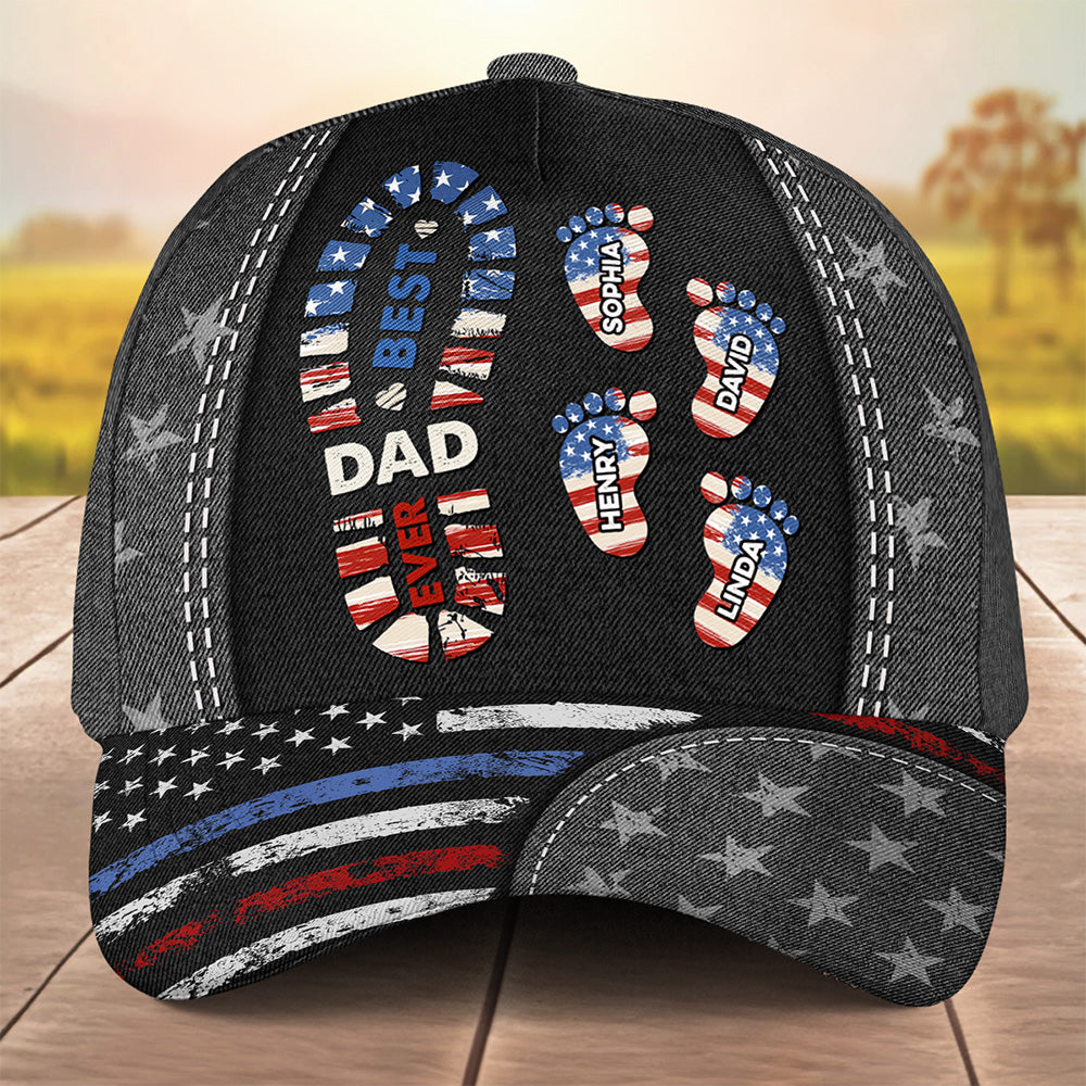 Best Dad Ever - Personalized Custom Classic Cap