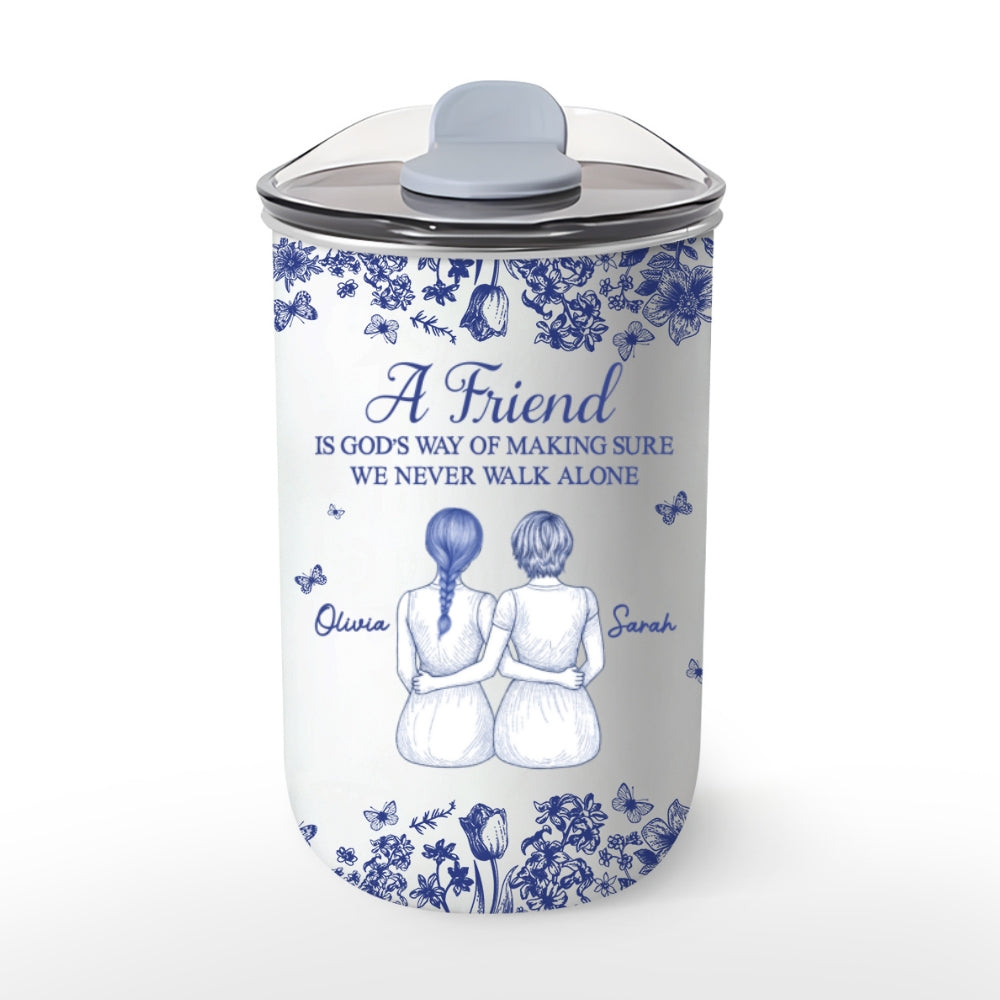 A Friend Is Gods Way - Personalized Custom 10oz Tumbler