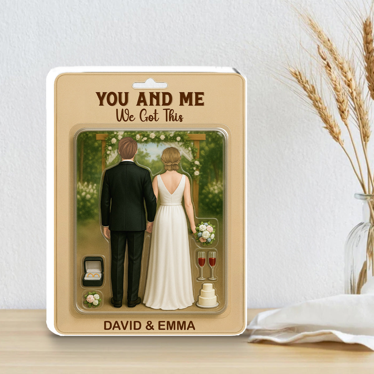 Together Forever Figure - Personalized Custom Acrylic Plaque