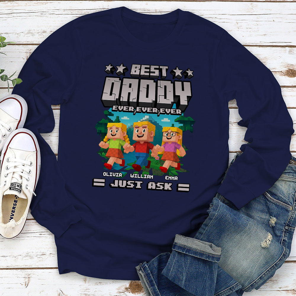 Best Papa Ever Ever - Personalized Custom Shirt