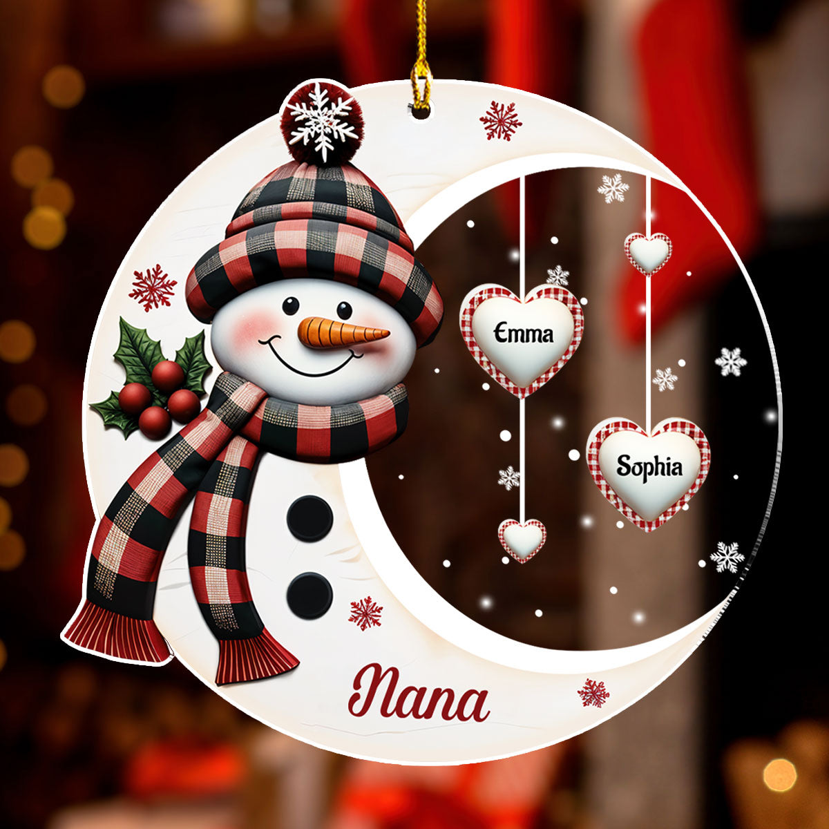 Sweetheart Of Nana - Personalized Custom Acrylic Ornament