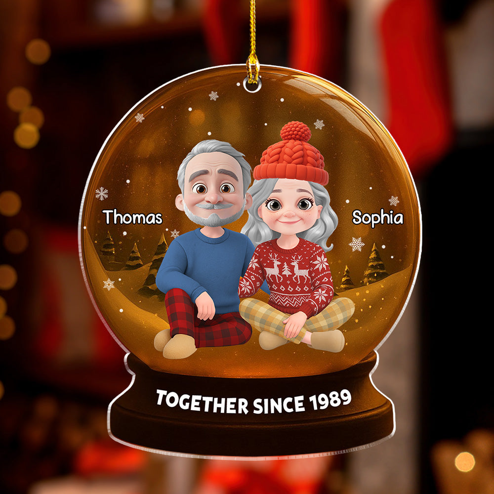 Captured Moments Of Us - Personalized Custom Acrylic Ornament