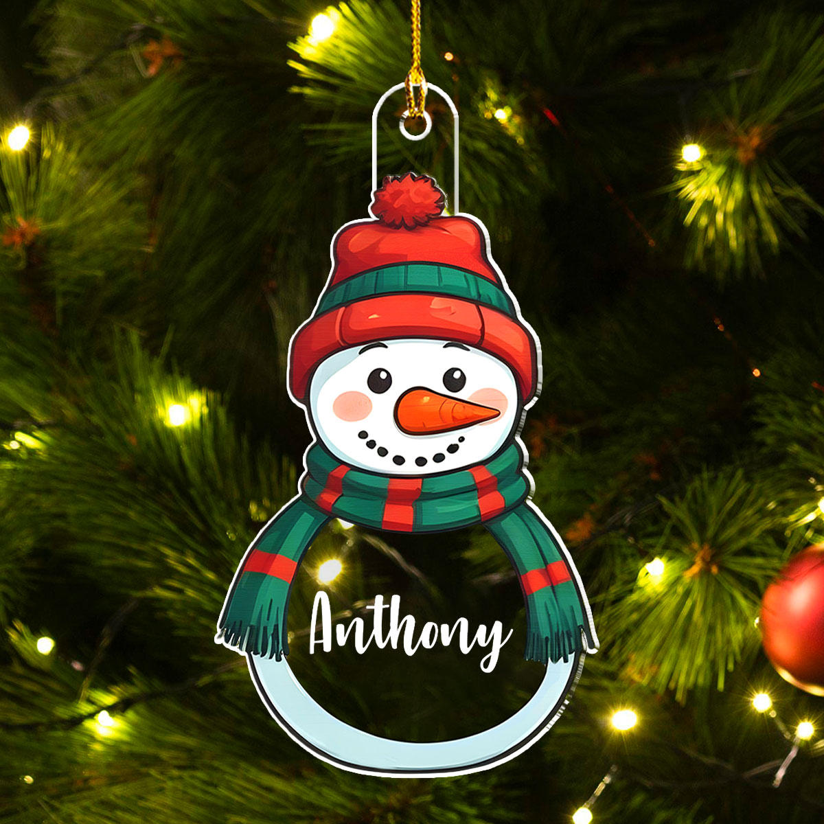 Cheerful Season - Personalized Custom Acrylic Ornament