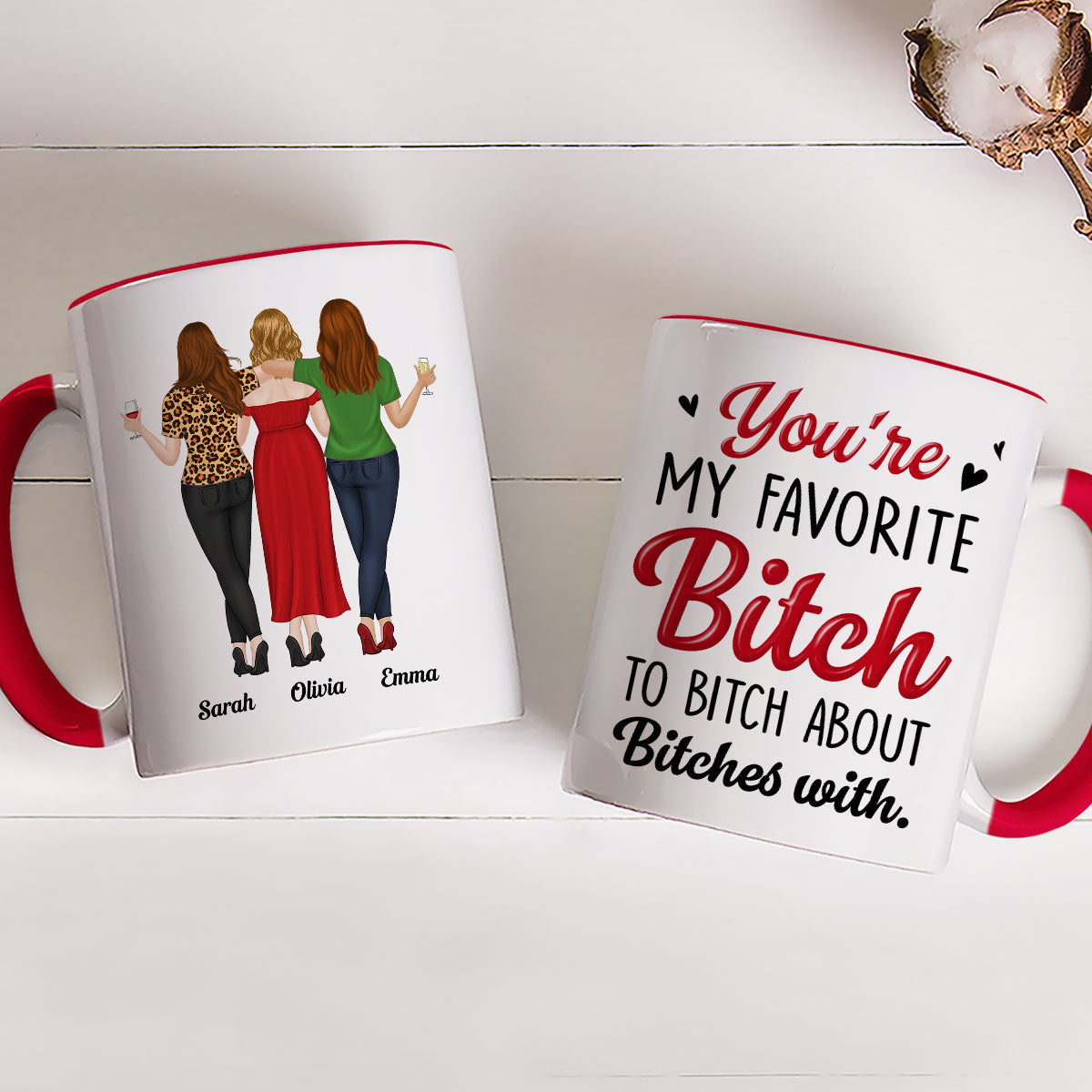 My Fav - Personalized Custom Accent Mug