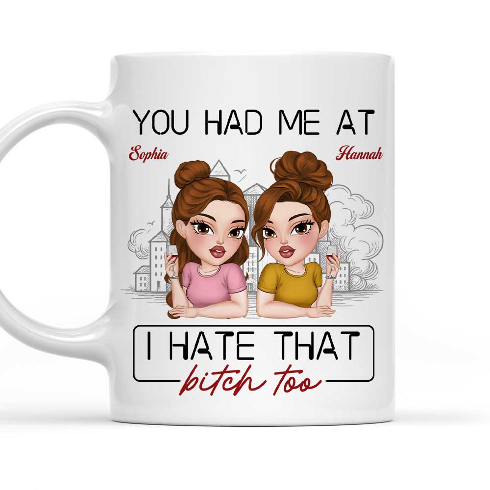 Haters Make The Best Friends - Personalized Custom Coffee Mug
