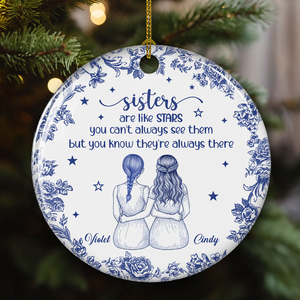 Starlight Blue - Personalized Custom Ceramic Ornament
