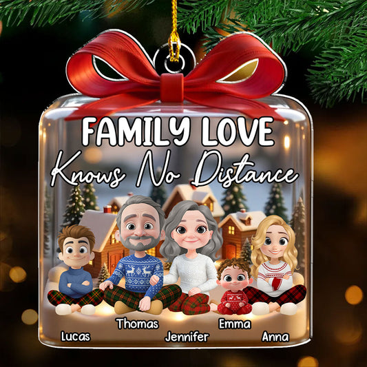 No Distance Between Us - Personalized Custom Acrylic Ornament