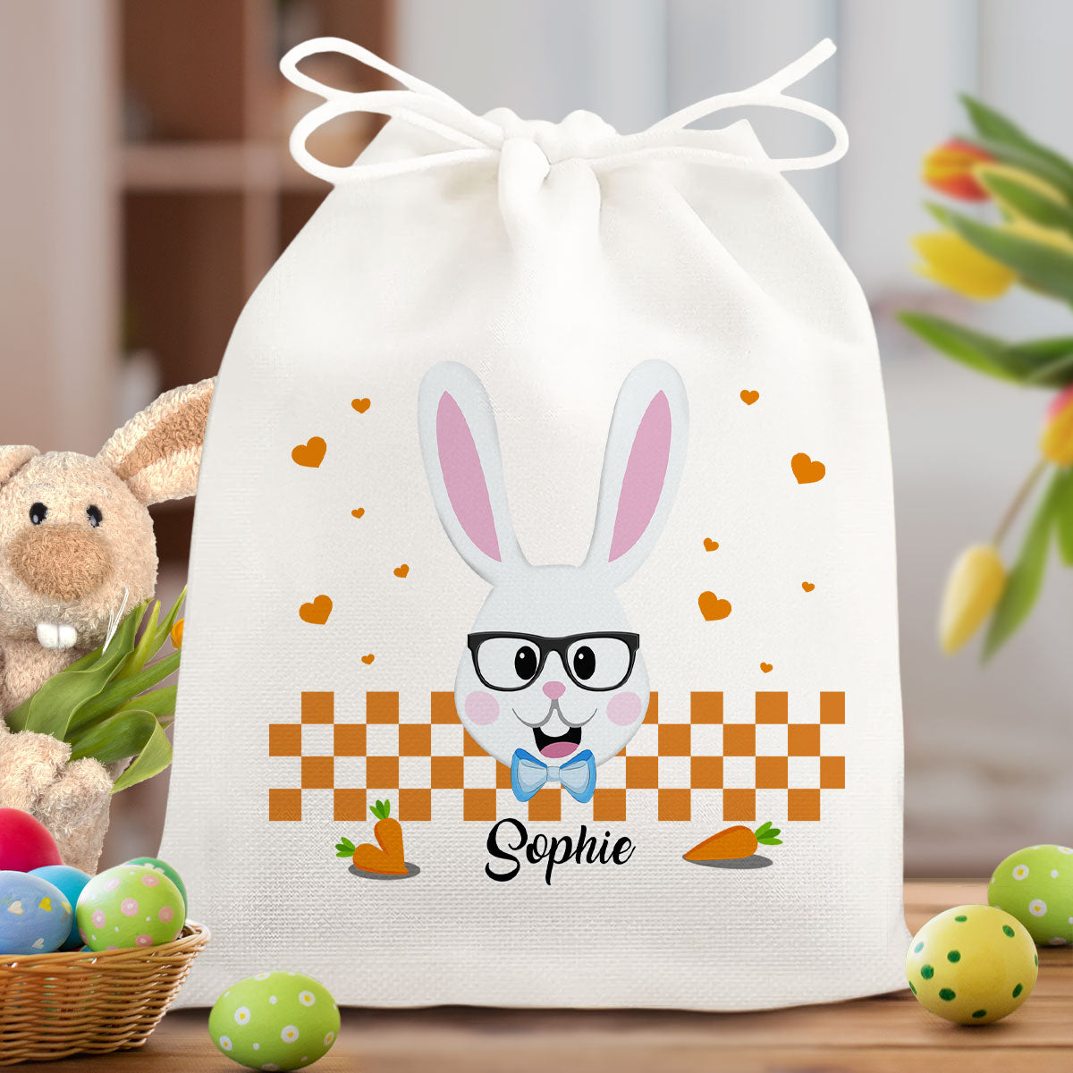 Show Me The Bunny - Personalized Custom Favor Bag