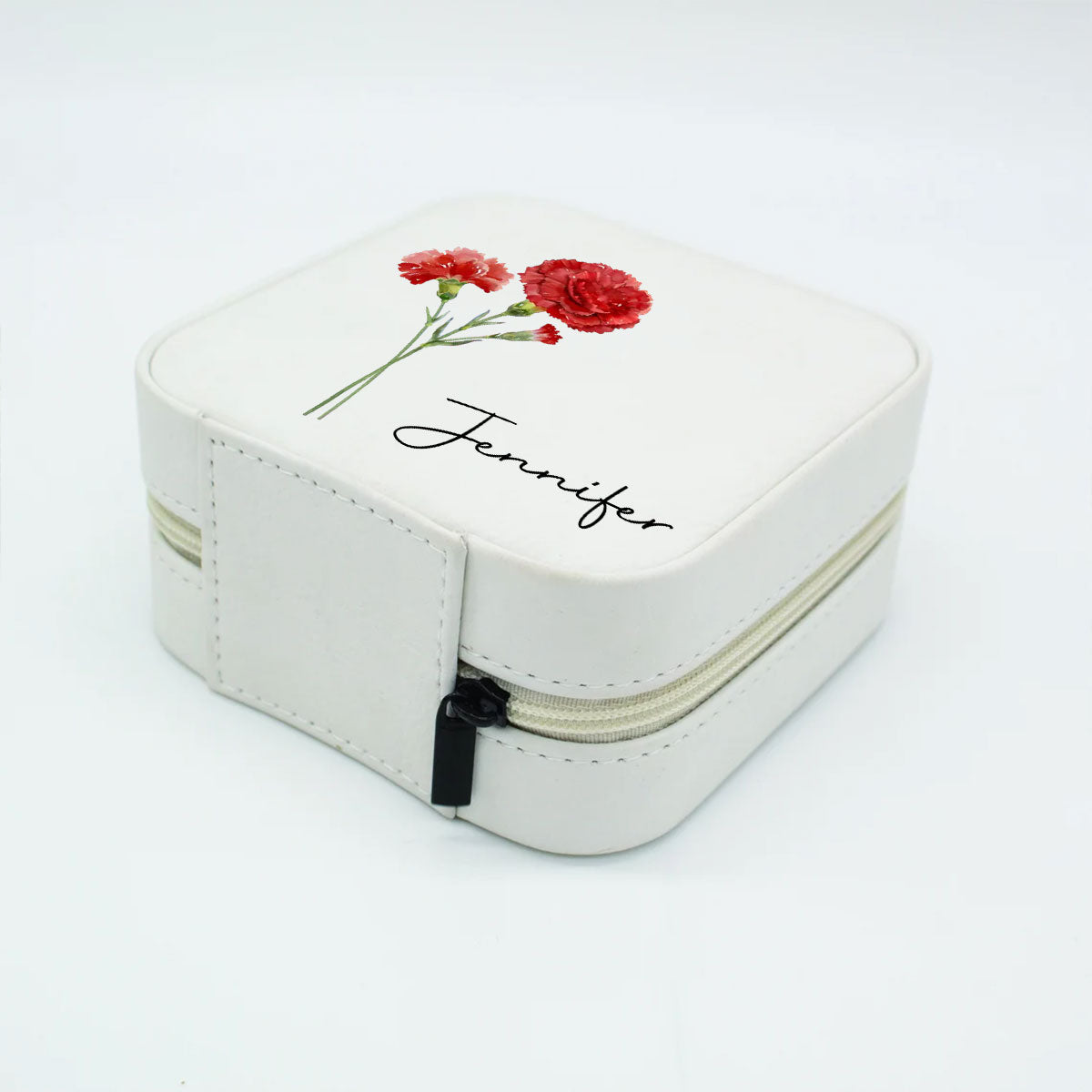 Friends Are Flowers That Never Fade - Personalized Custom Jewelry Box