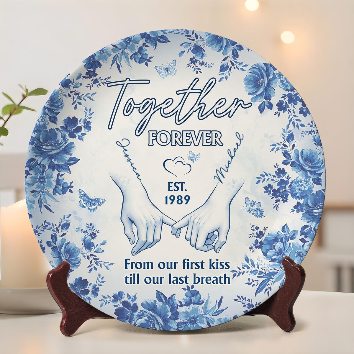 Forever With You - Personalized Custom Plate