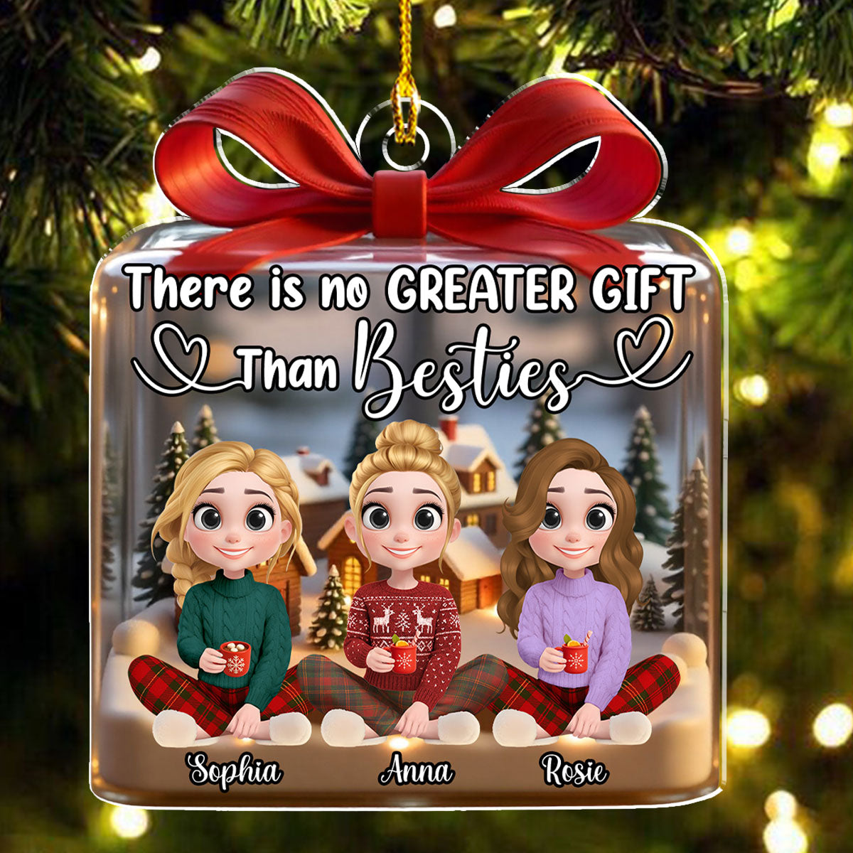 No Greater Gift - Personalized Custom Acrylic Ornament