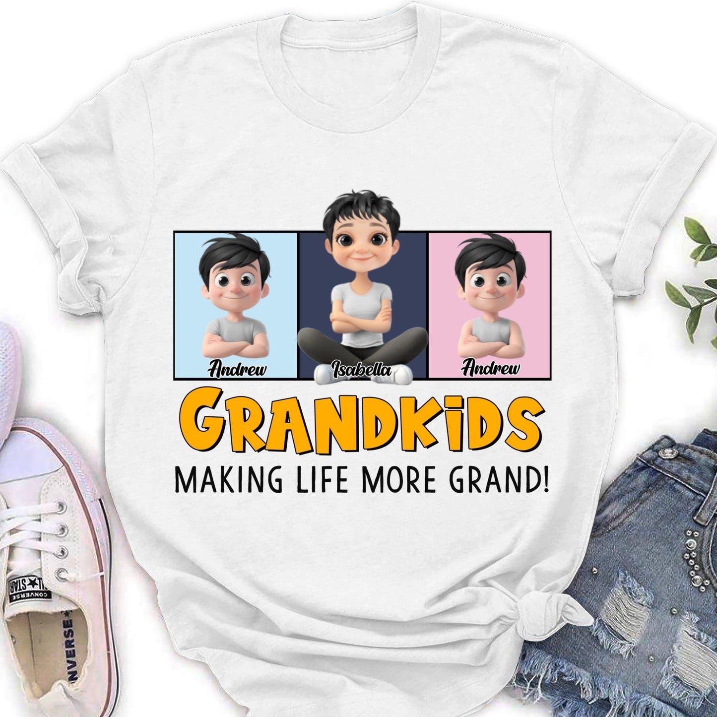 Mother With Daughters Always Together - Personalized Custom Shirt