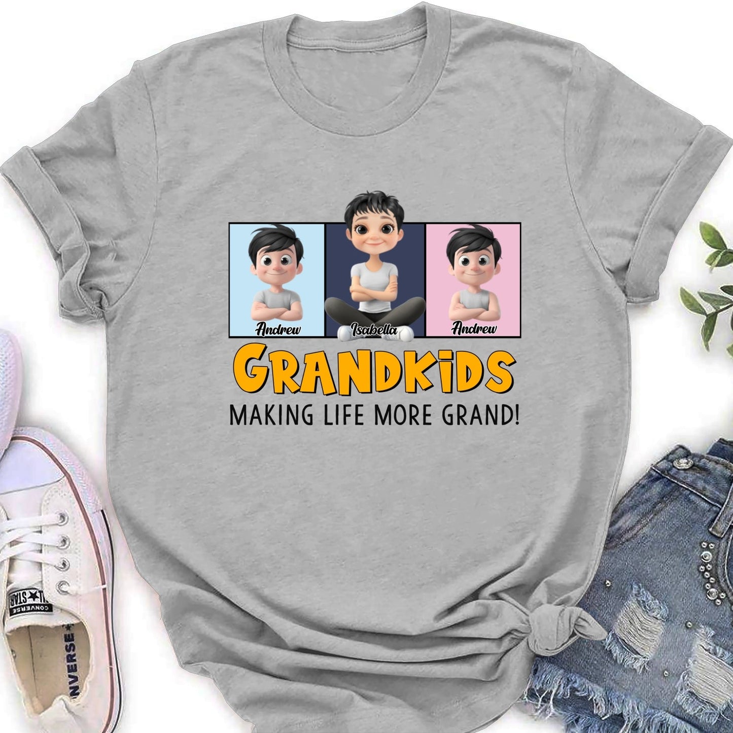 Mother With Daughters Always Together - Personalized Custom Shirt