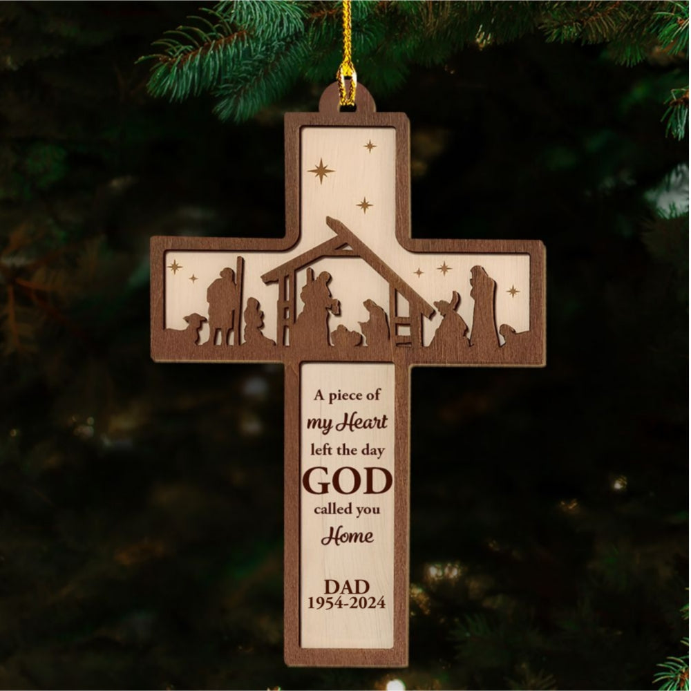 God Called You Home - Personalized Custom Wood Ornament