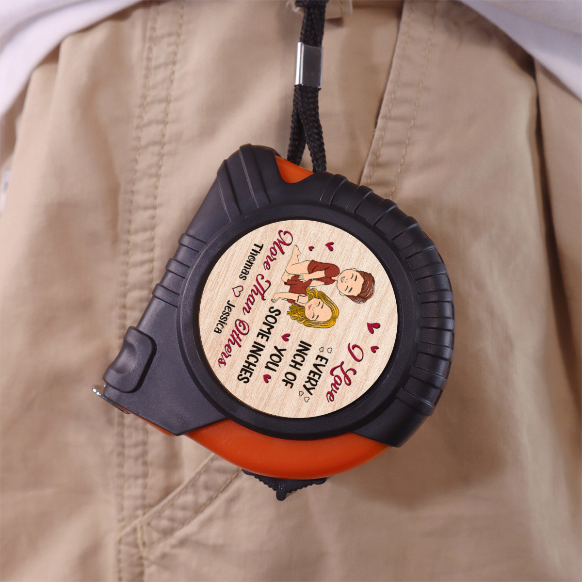 I Really Love Every Inch Of You - Personalized Custom Tape Measure