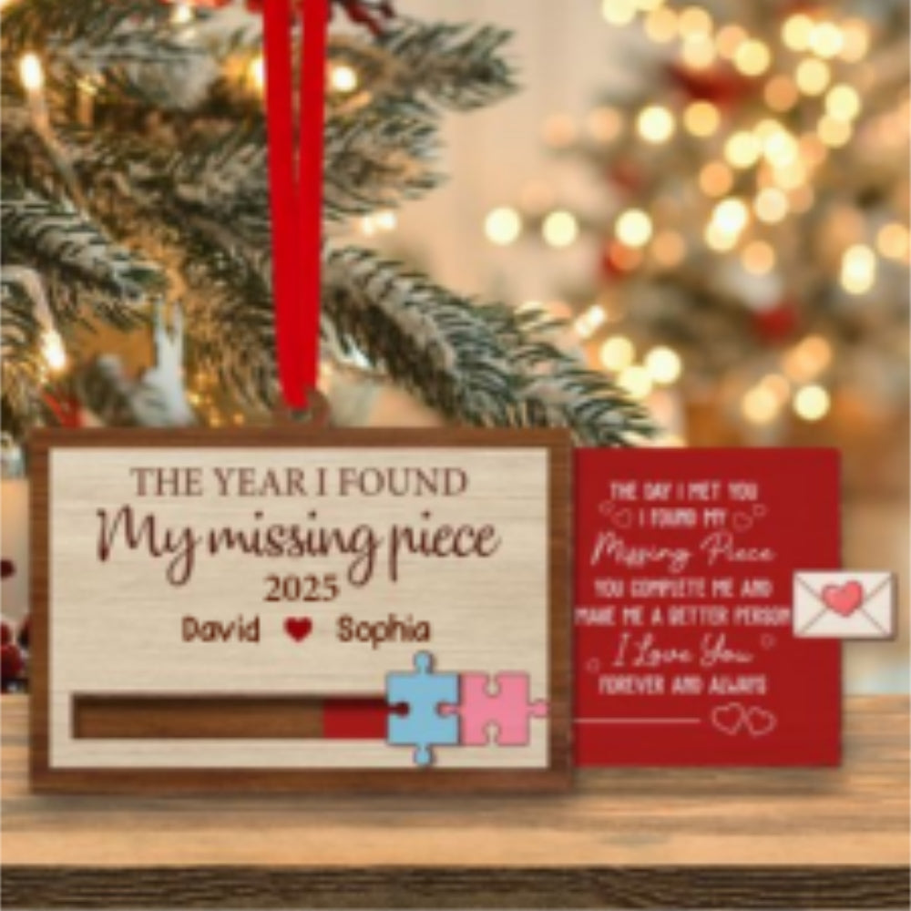 I Love You Forever And Always - Personalized Custom Slide Ornament