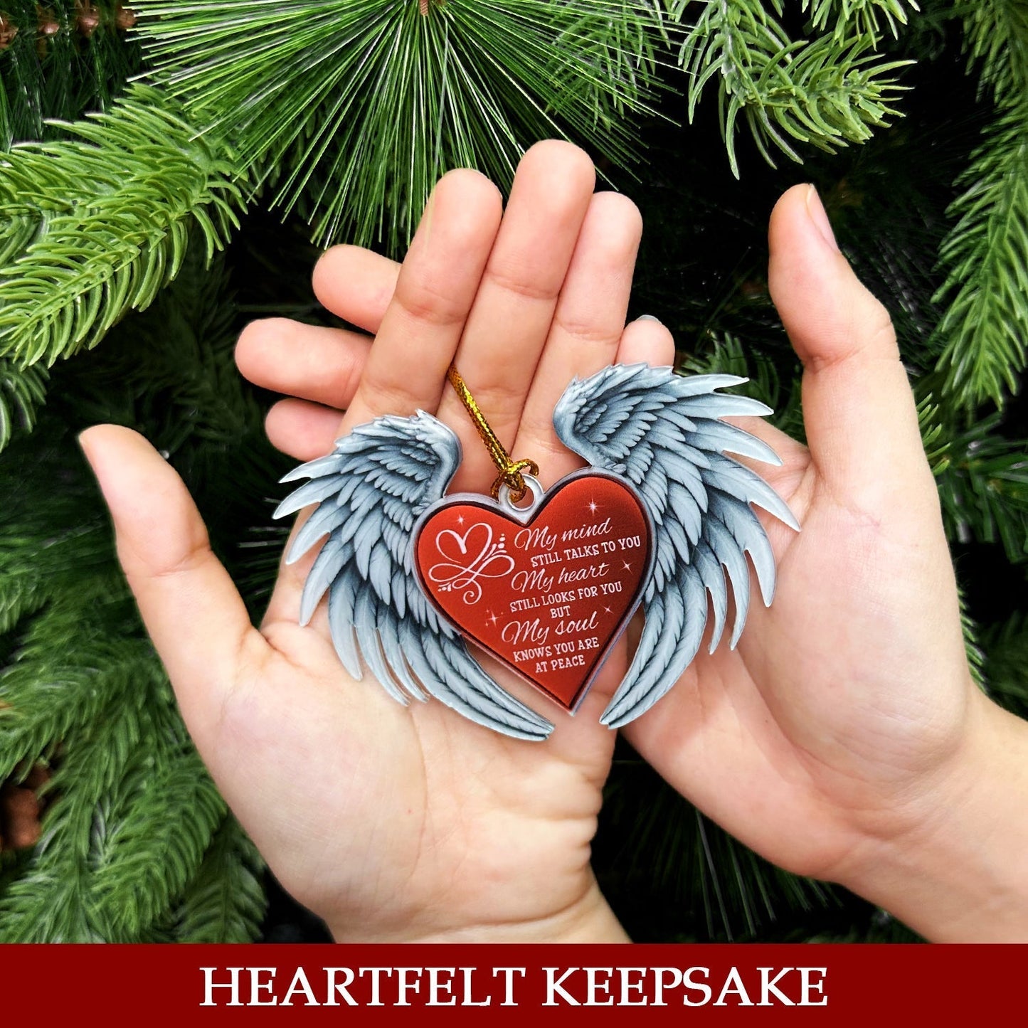 My Mind Talks To You - Acrylic Ornament