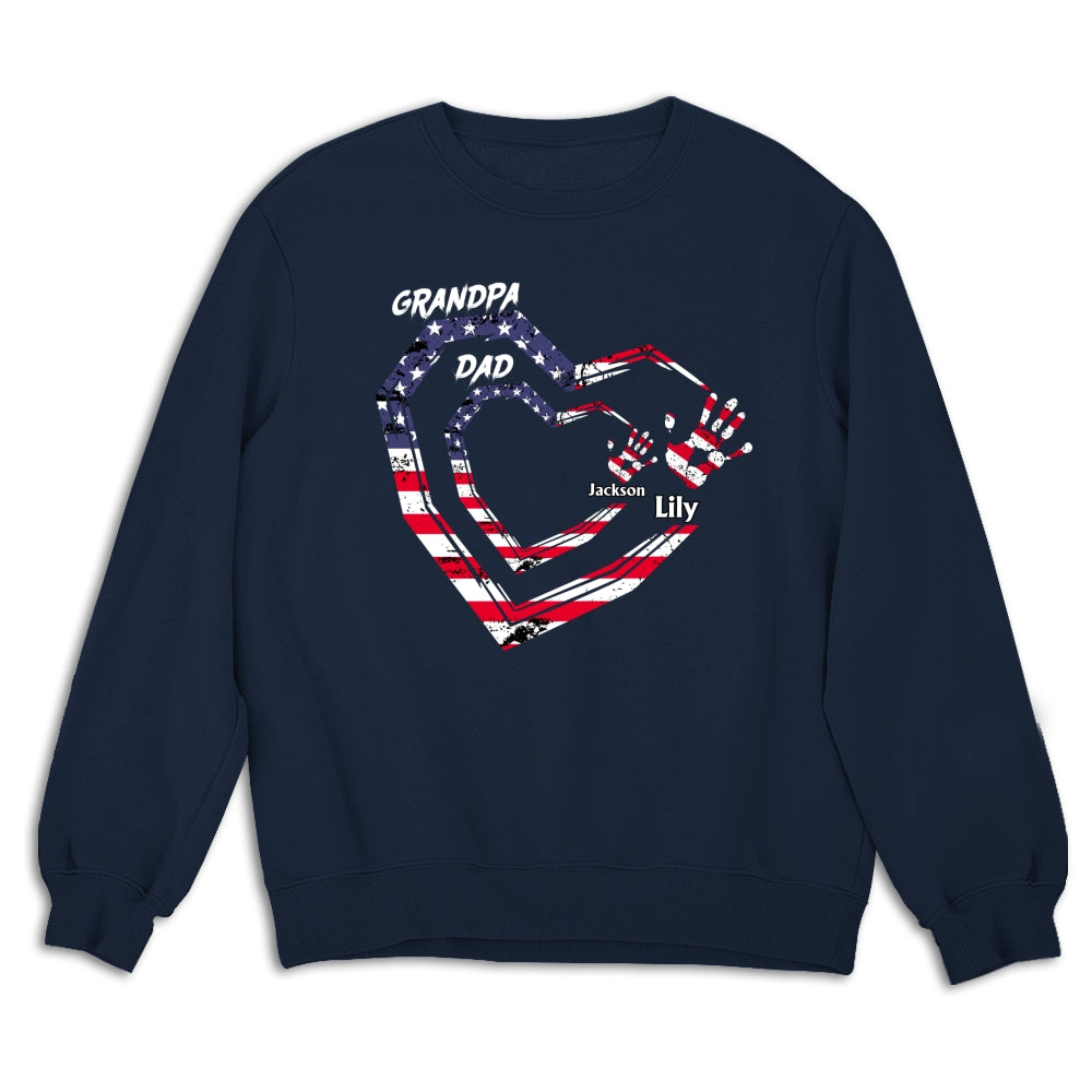 We Love You Grandpa - Personalized Custom Shirt