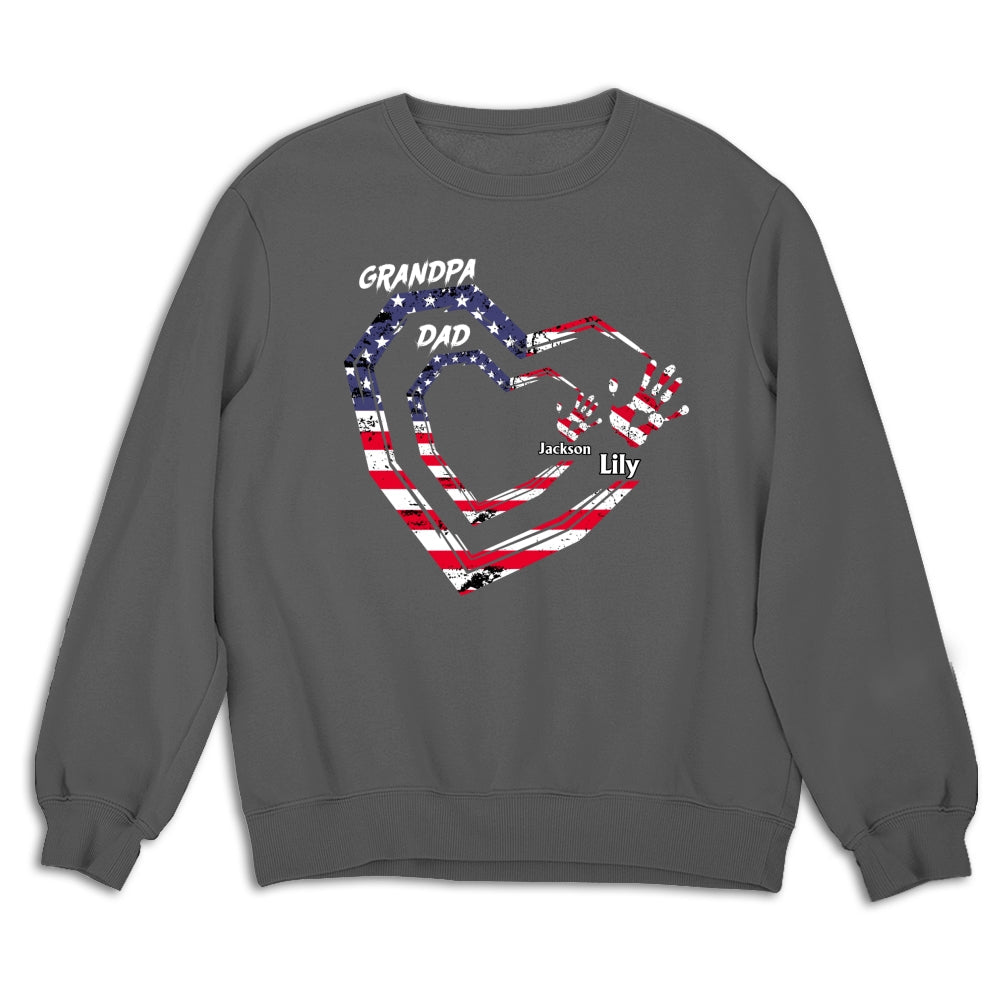 We Love You Grandpa - Personalized Custom Shirt