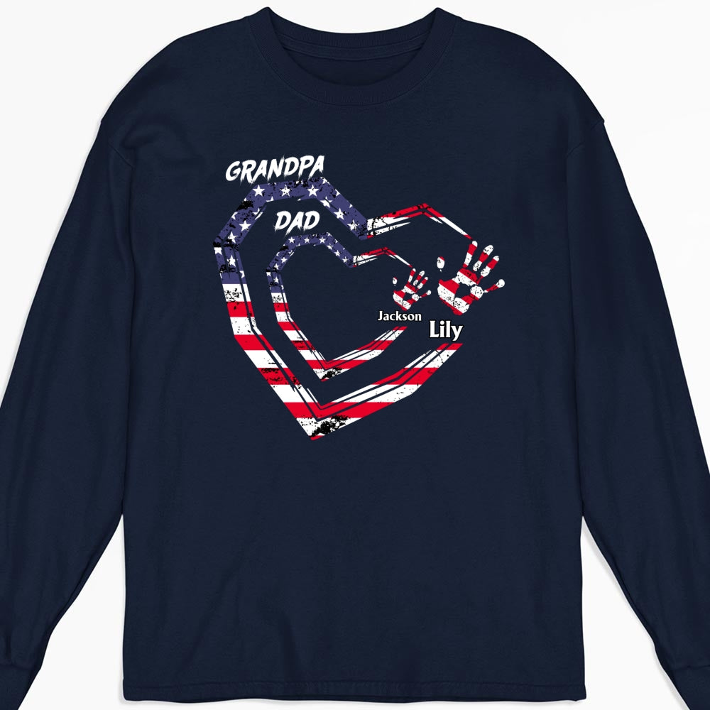 We Love You Grandpa - Personalized Custom Shirt