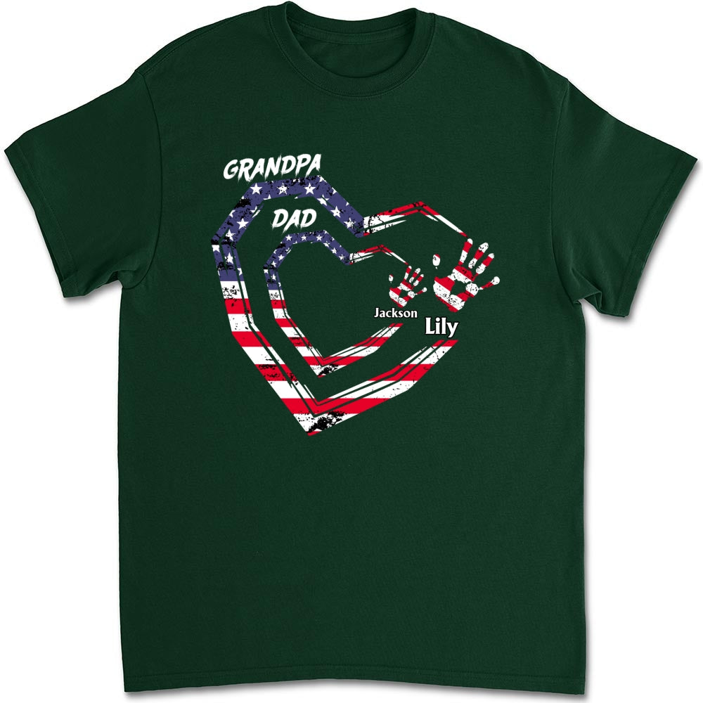 We Love You Grandpa - Personalized Custom Shirt