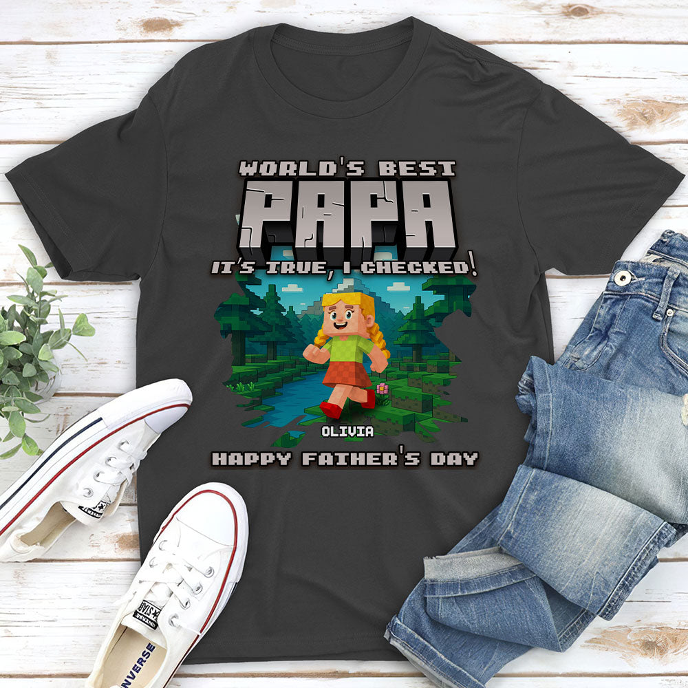 World Best Grandpa - Personalized Custom Shirt