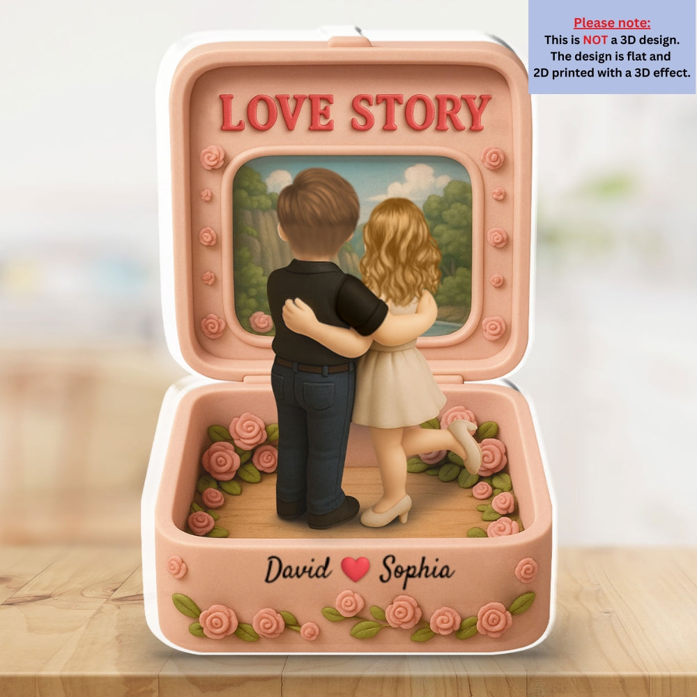 Love Story - Personalized Custom Acrylic Plaque