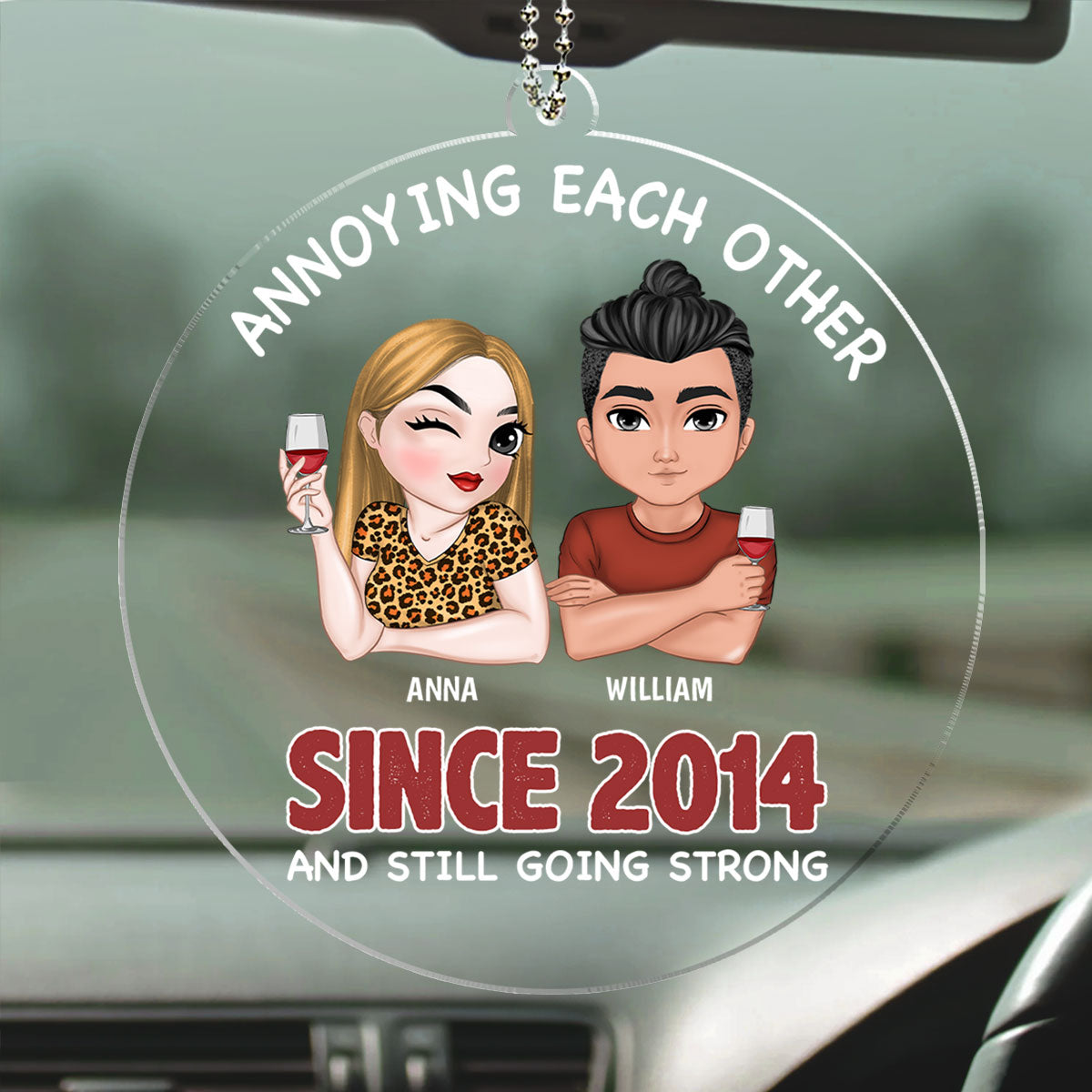 Love You Still - Personalized Custom Car Ornament