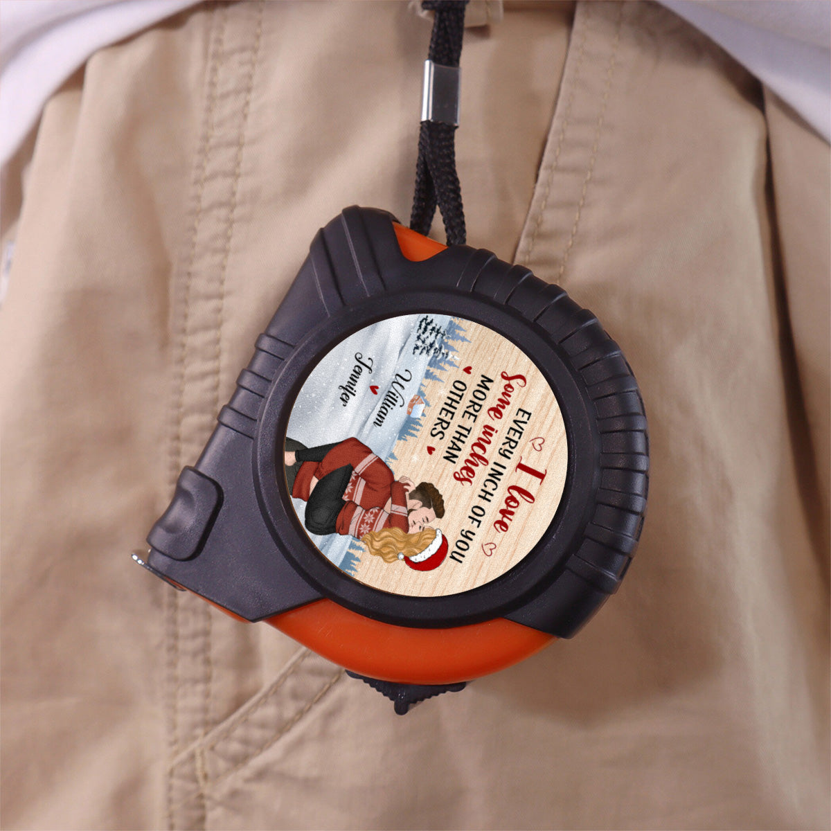 Love Every Inch - Personalized Custom Tape Measure