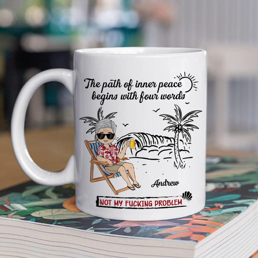 Relax Release And Walk Away- Personalized Custom Coffee Mug