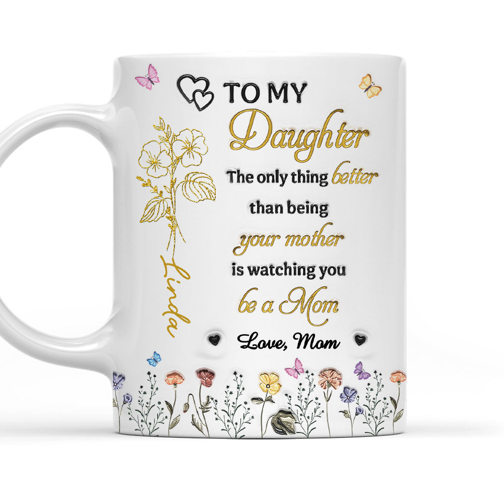 A Love Of Mom Like No Other - Personalized Custom 3D Inflated Effect Mug