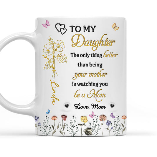 A Love Of Mom Like No Other - Personalized Custom 3D Inflated Effect Mug