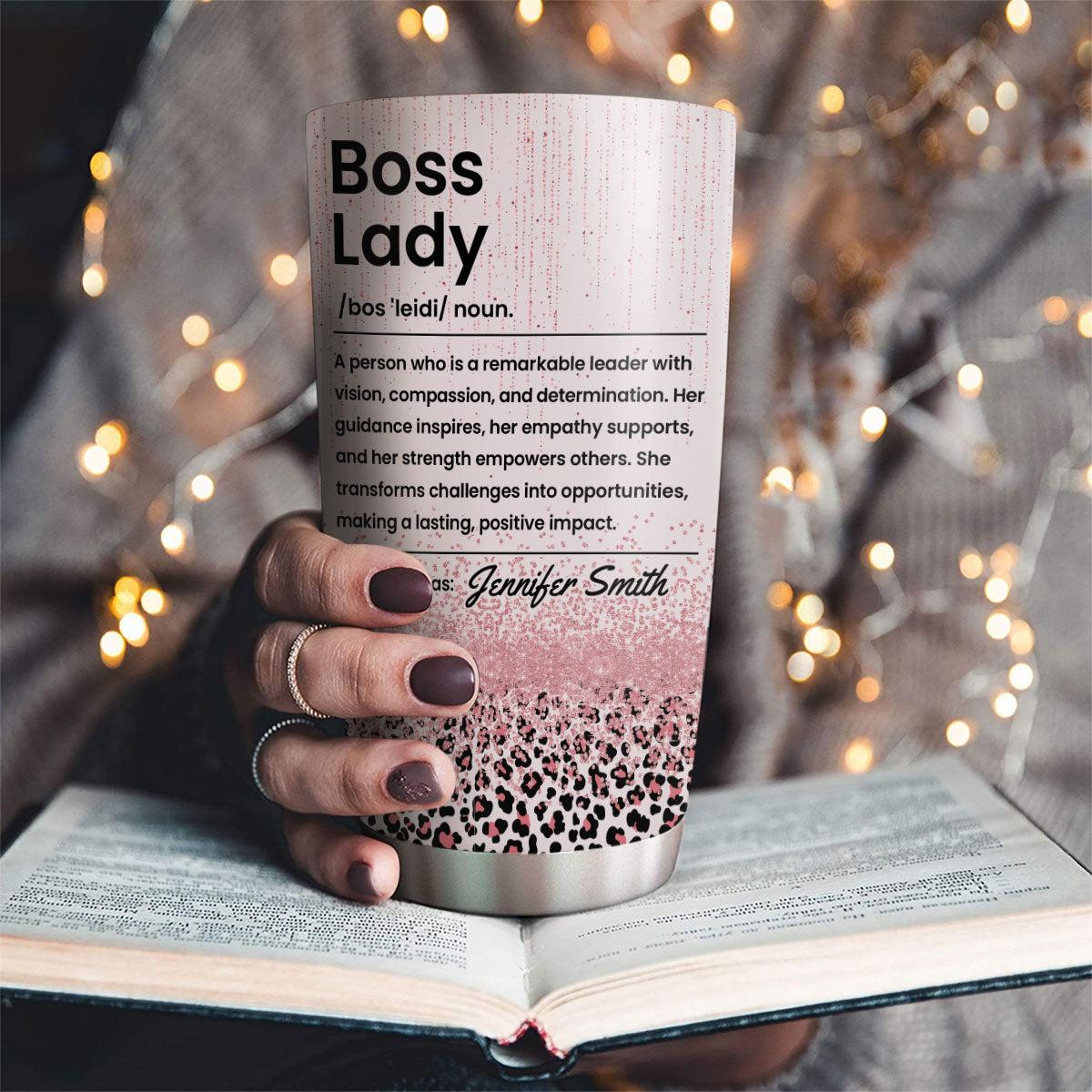 Boss Lady - Personalized Custom Tumbler