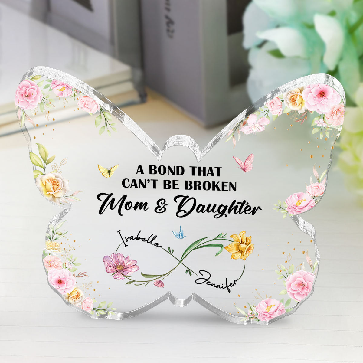 A Bond That Cant Be Broken - Personalized Custom Acrylic Plaque