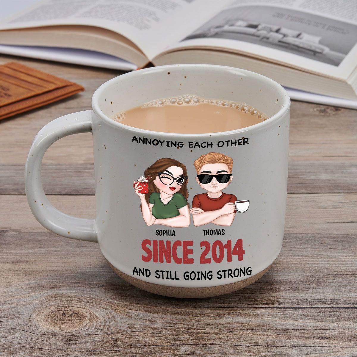 Always You - Personalized Custom Pottery Mug
