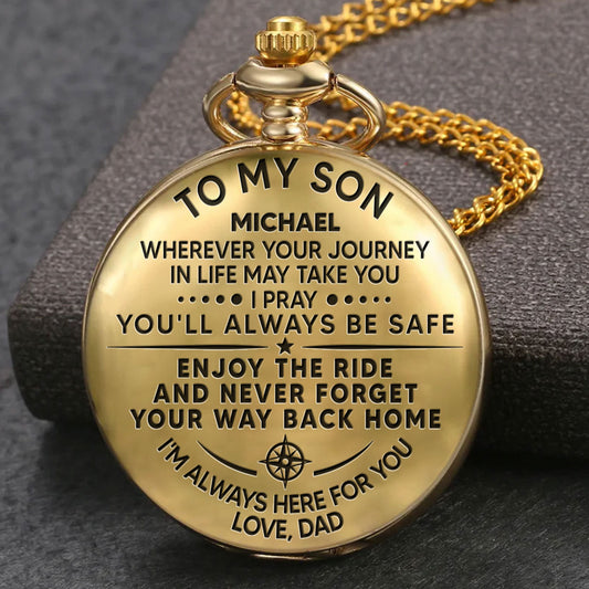 I Am Always Here For You - Personalized Custom Pocket Watch