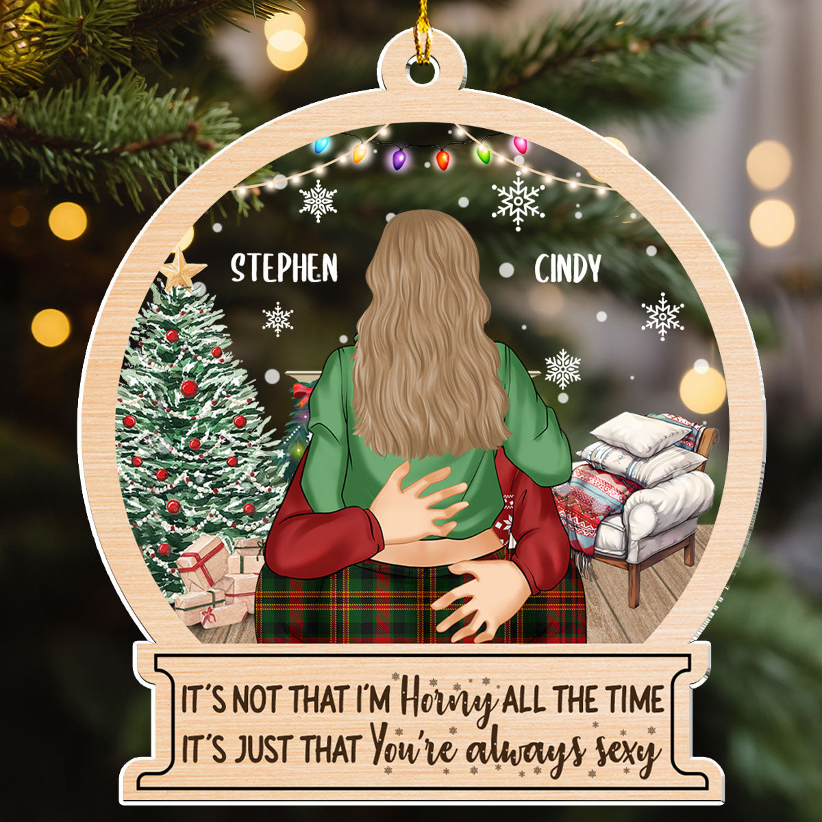 You're Always Sexy Christmas - Personalized Custom Acrylic Ornament