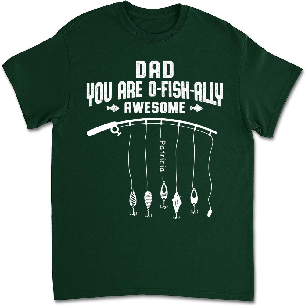 Ofishally Awesome Dad - Personalized Custom Shirt