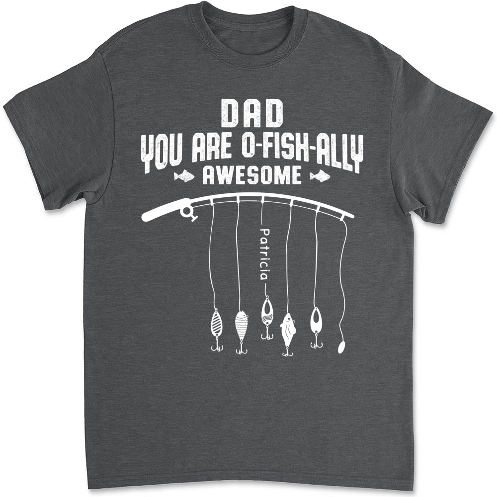 Ofishally Awesome Dad - Personalized Custom Shirt